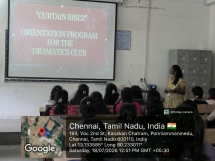 18.07.2026 - ORIENTATION ON DRAMATICS CLUB